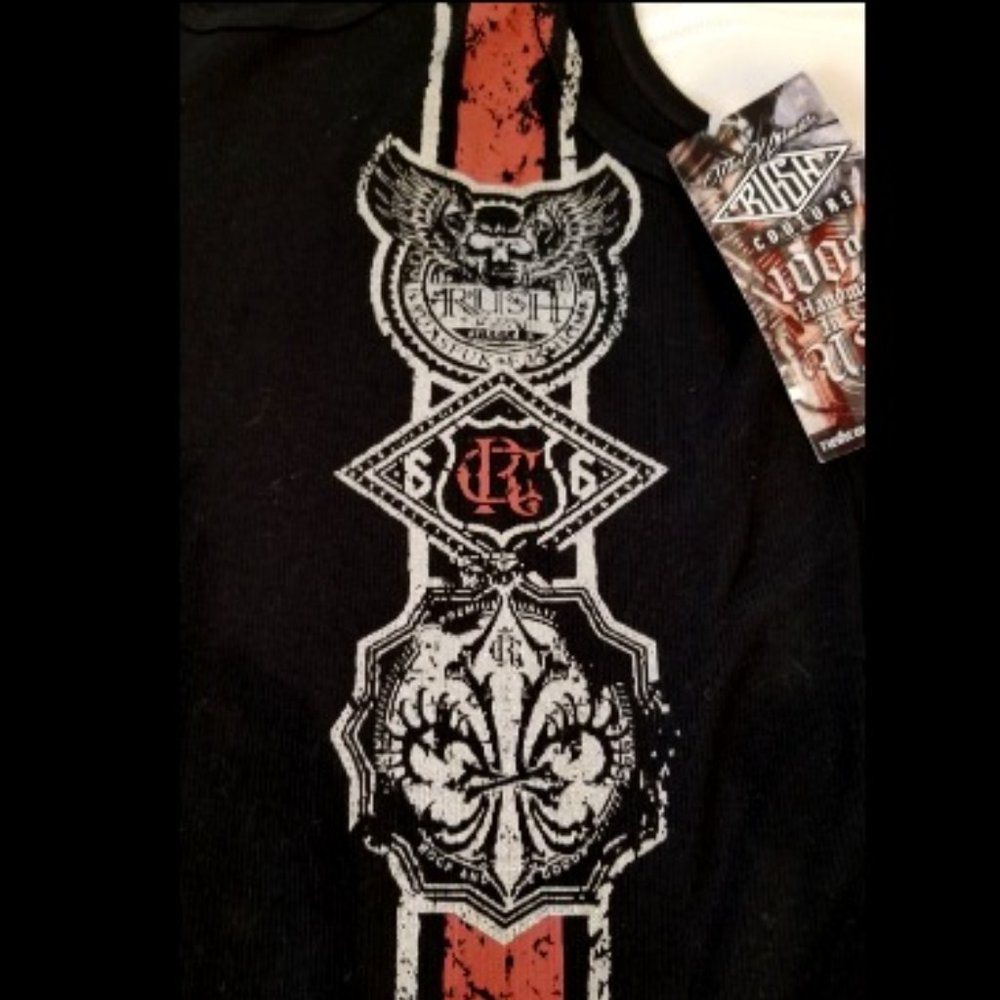 Rush Couture Muscle Style Tank Top